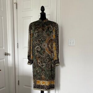 Helga Vintage Midi Evening Dress with Modern Design.